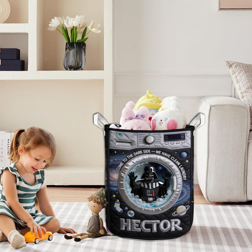 Come To The Dark Side, We Have Clean Laundry - Personalized The Force Storage Basket