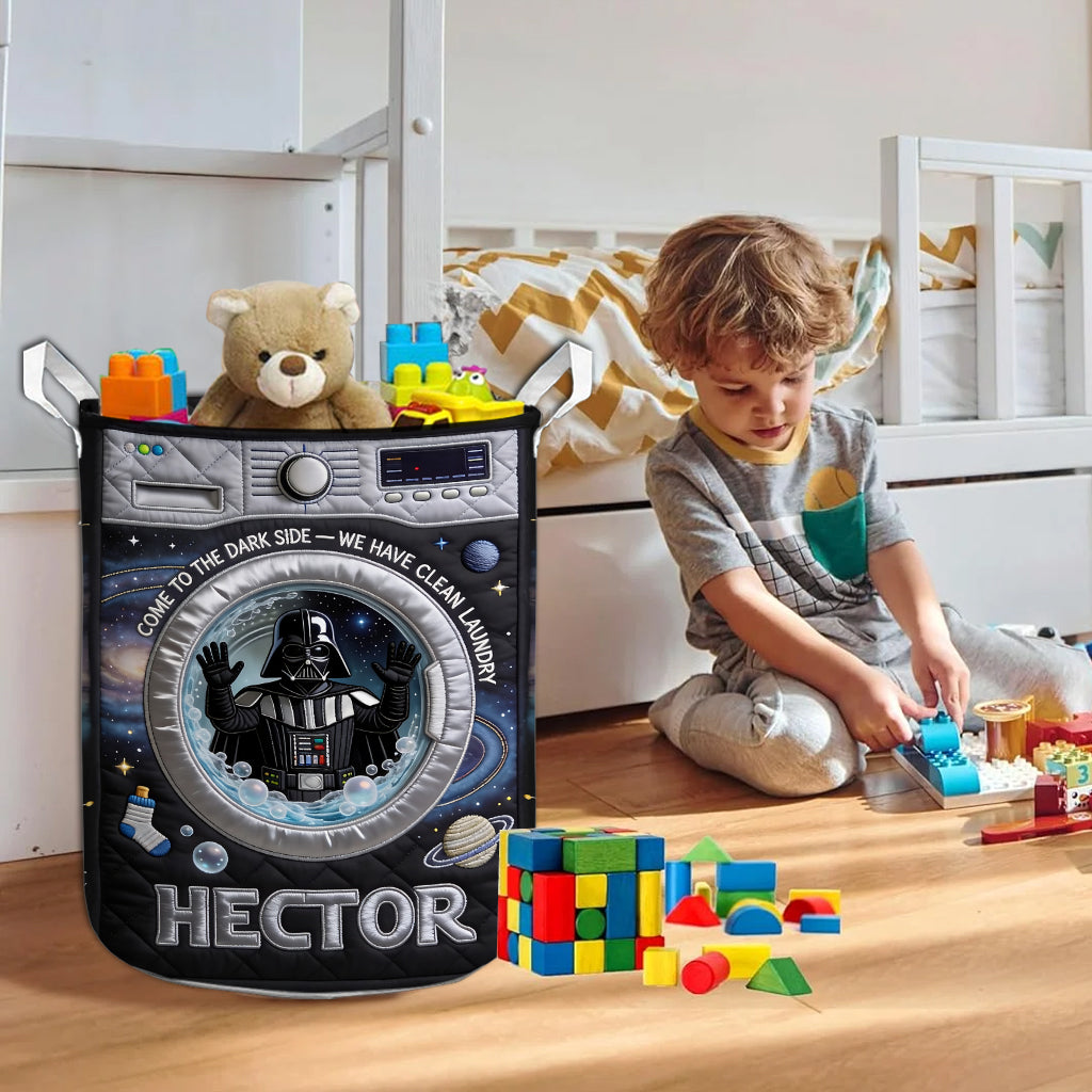 Come To The Dark Side, We Have Clean Laundry - Personalized The Force Storage Basket