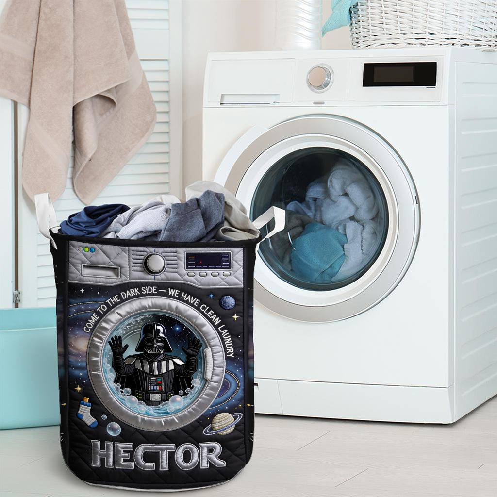 Come To The Dark Side, We Have Clean Laundry - Personalized The Force Storage Basket