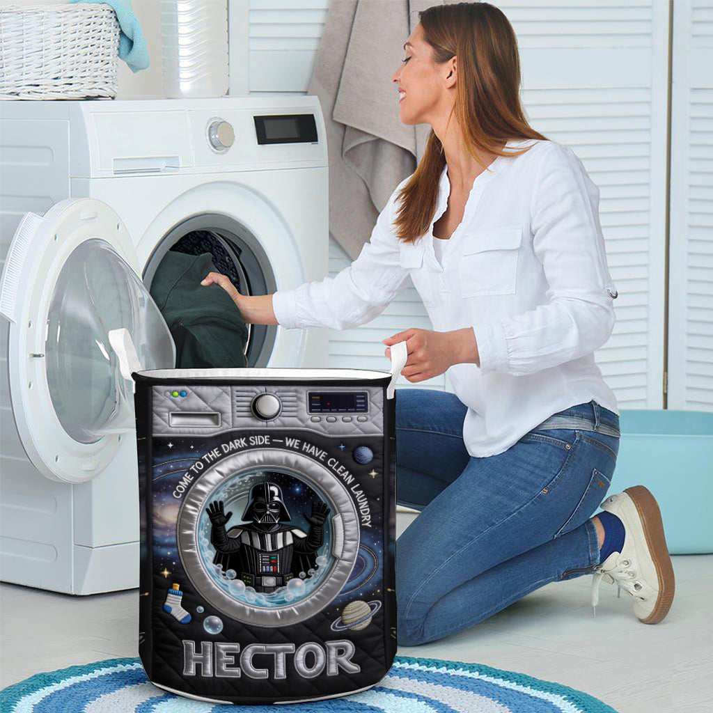 Come To The Dark Side, We Have Clean Laundry - Personalized The Force Storage Basket