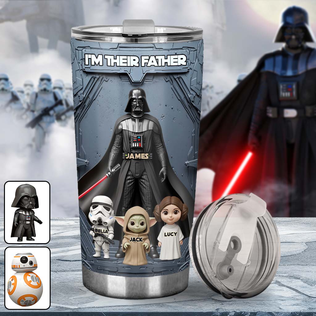 I'm Their Father - Personalized The Force Tumbler