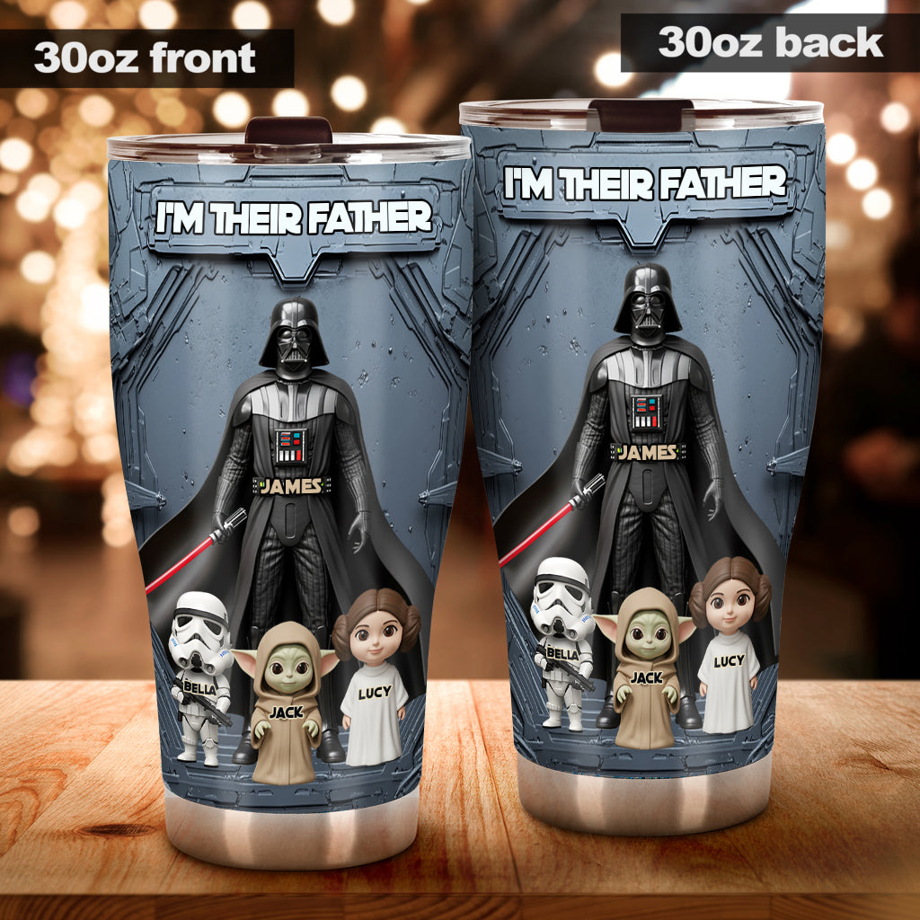 I'm Their Father - Personalized The Force Tumbler