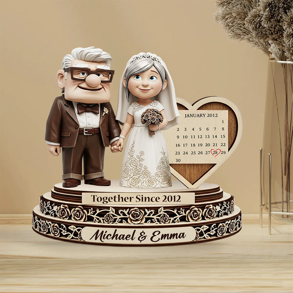 Married - Personalized Mouse Custom Shaped Acrylic Plaque