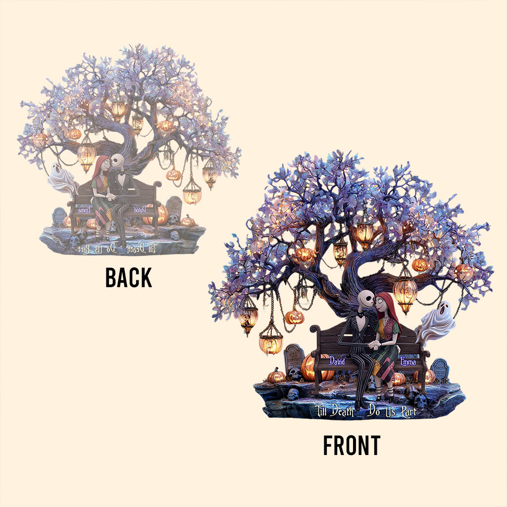 Till Death Do Us Part - Personalized Nightmare Custom Shaped Acrylic Plaque