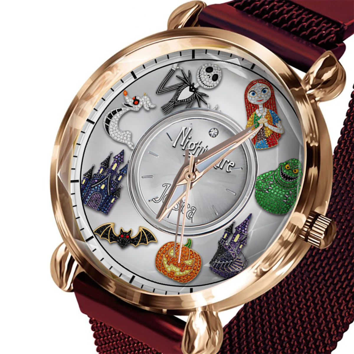 Nightmare Before Christmas - Personalized Nightmare Women Hand Watch