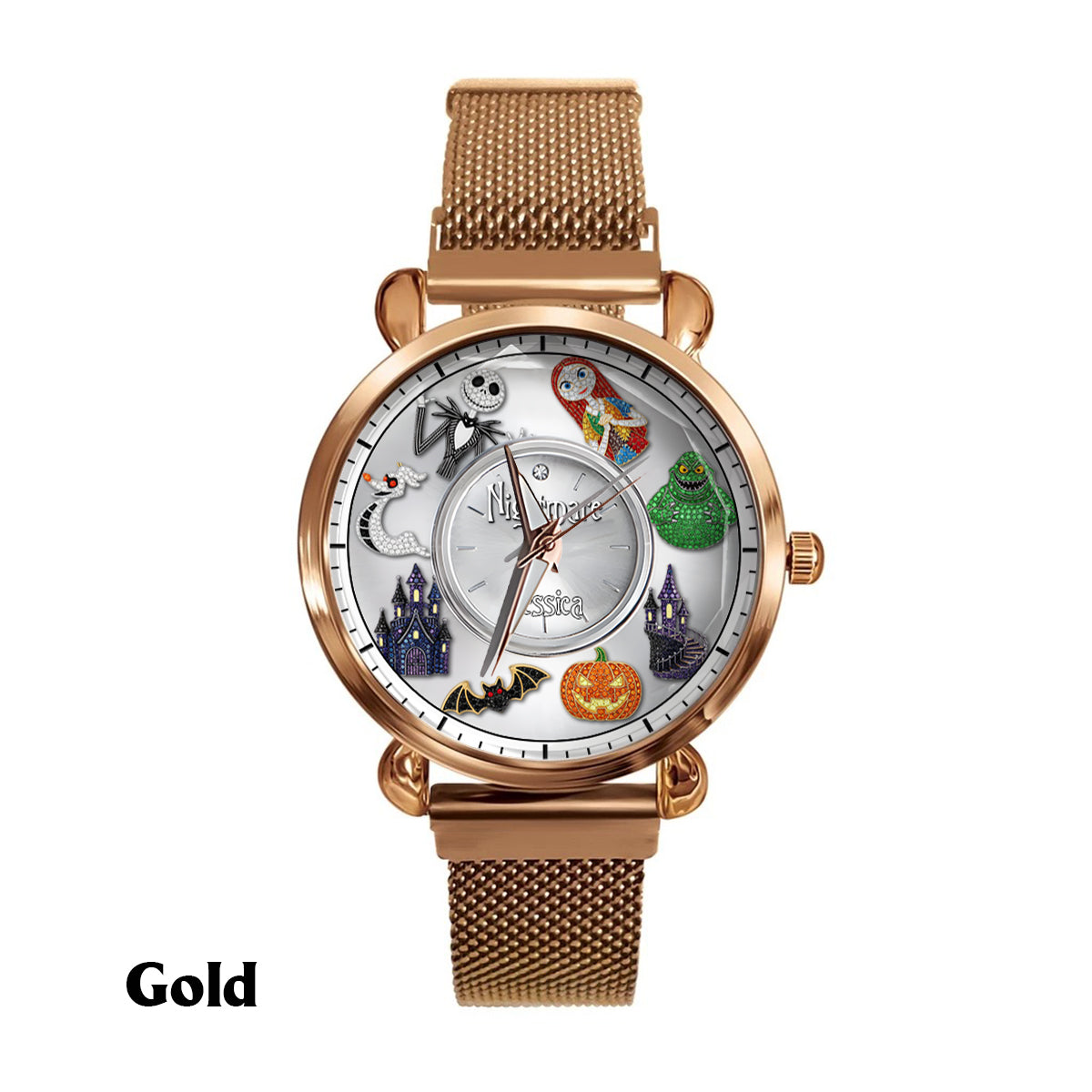 Nightmare Before Christmas - Personalized Nightmare Women Hand Watch