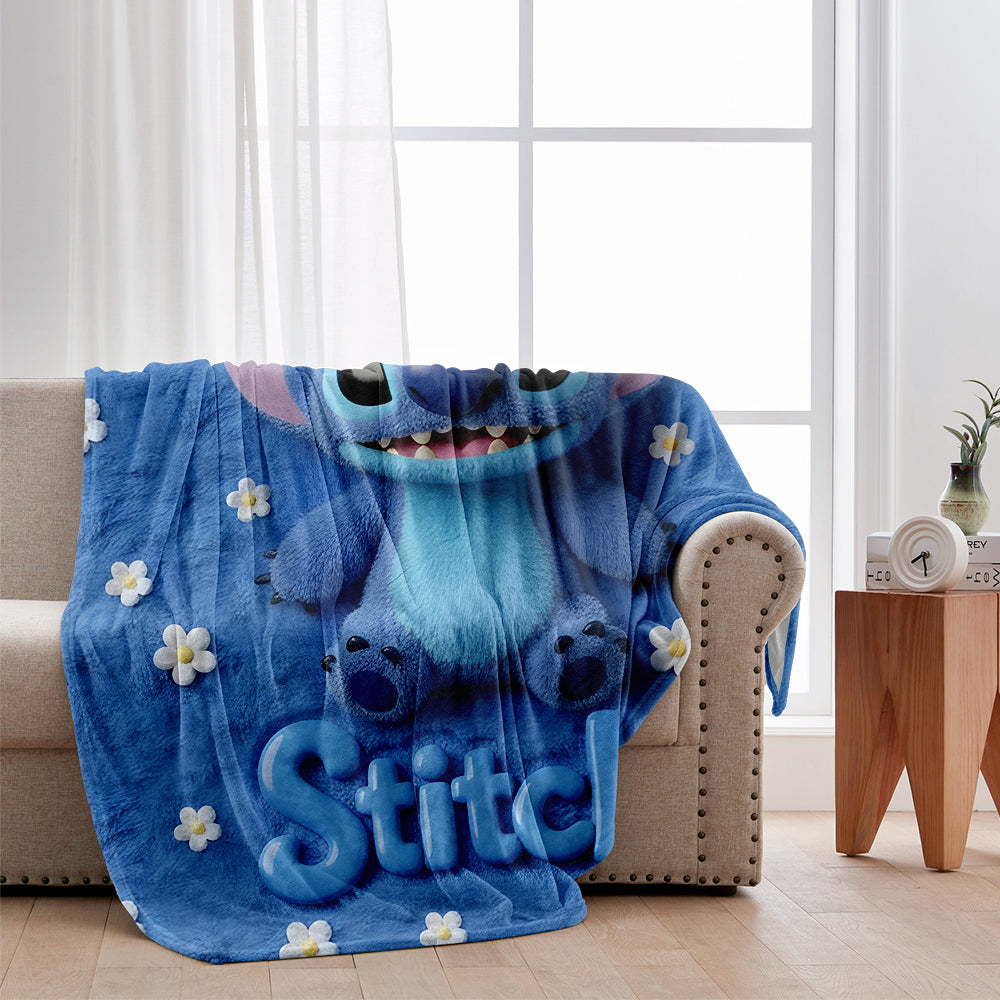 Fluffy Monster Effect - Personalized Ohana Blanket