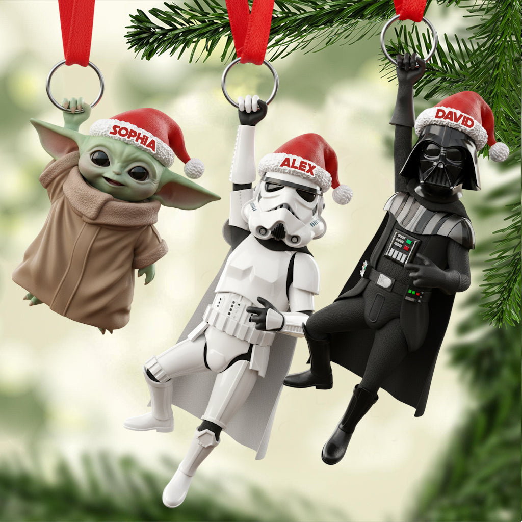 Funny Christmas Gift - Personalized The Force Ornament