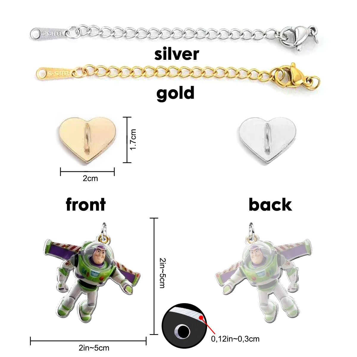 You've Got A Friend In Me - Personalized Movie For Kids Dangling Charms