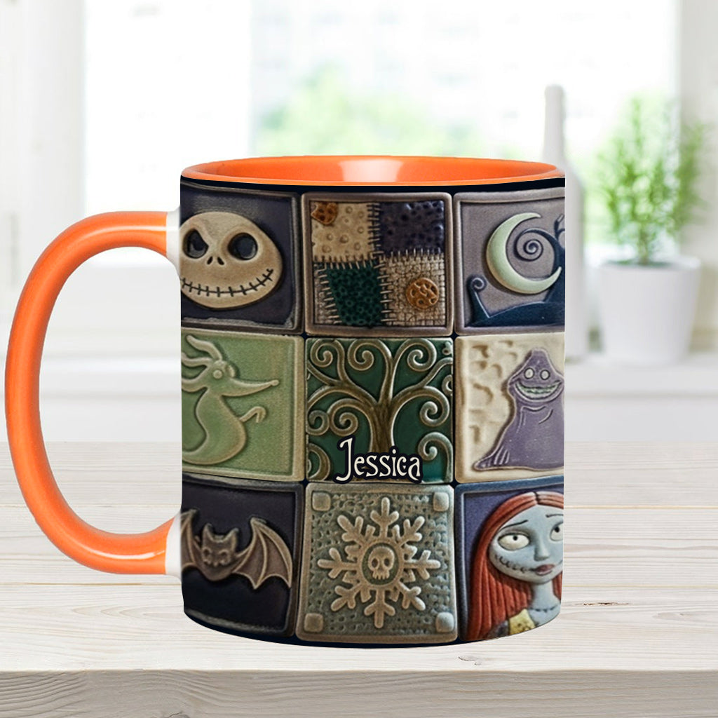 The Night Before Christmas - Personalized Nightmare Accent Mug