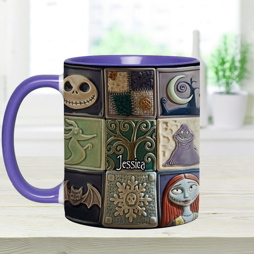 The Night Before Christmas - Personalized Nightmare Accent Mug