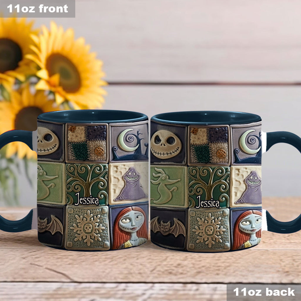 The Night Before Christmas - Personalized Nightmare Accent Mug