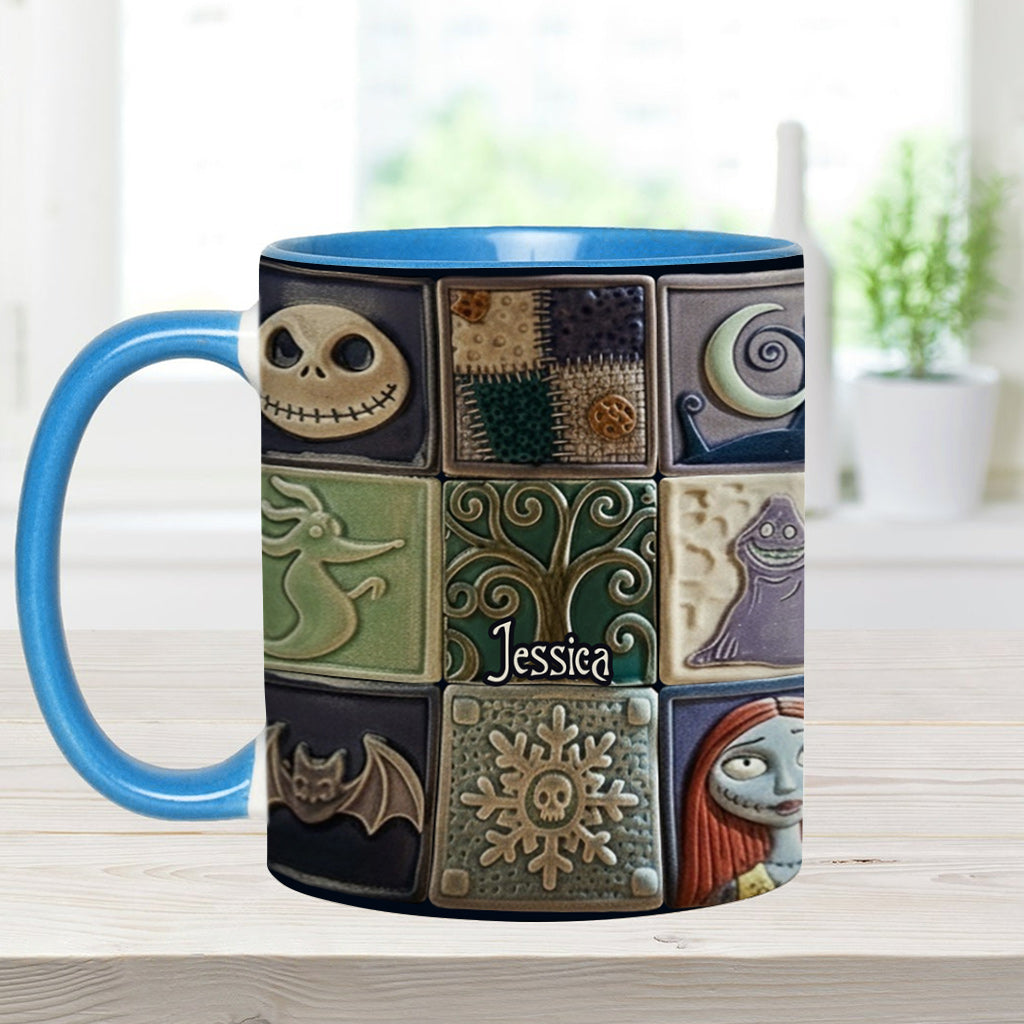 The Night Before Christmas - Personalized Nightmare Accent Mug