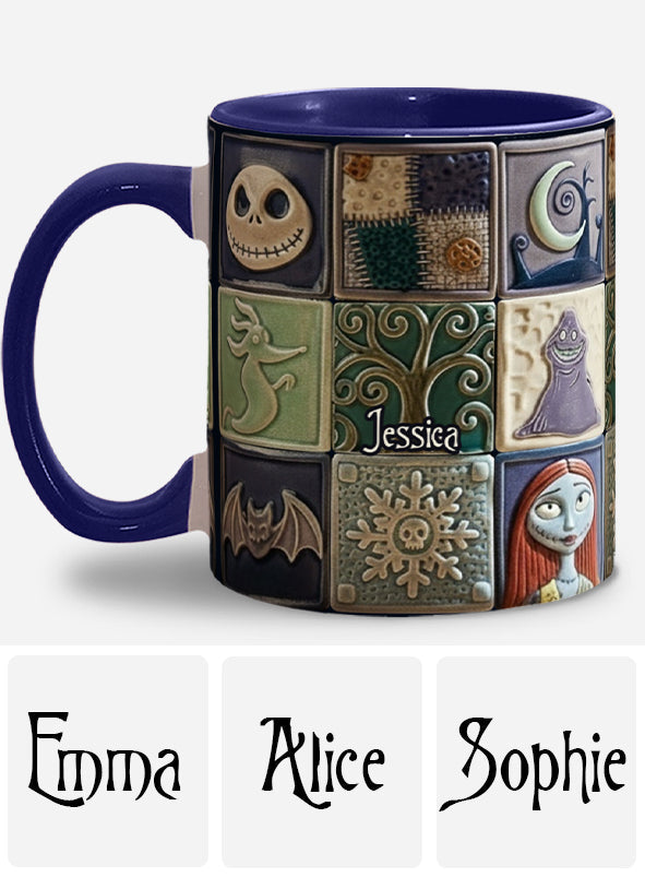 The Night Before Christmas - Personalized Nightmare Accent Mug