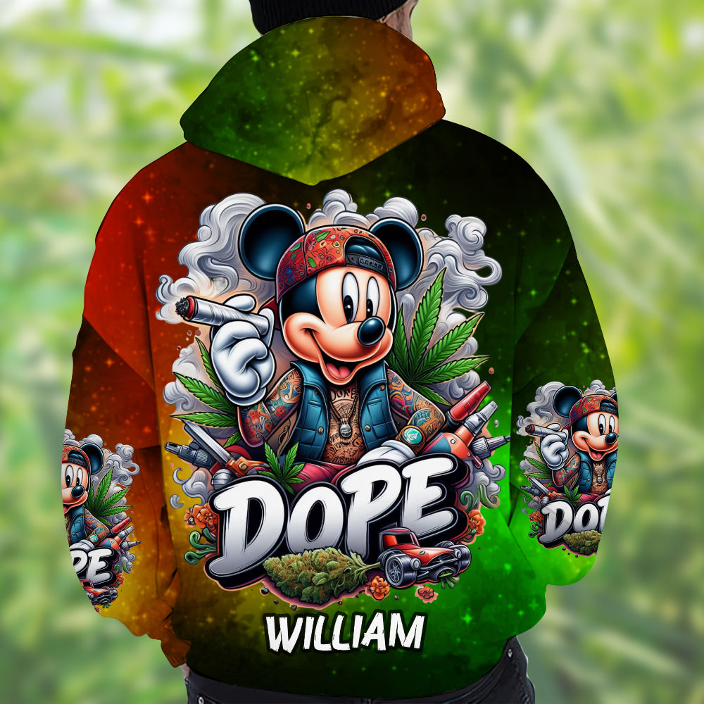 Weed Dope - Personalized Weed All Over Shirt