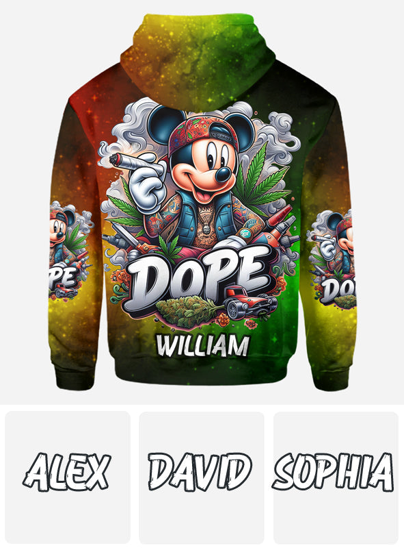 Weed Dope - Personalized Weed All Over Shirt