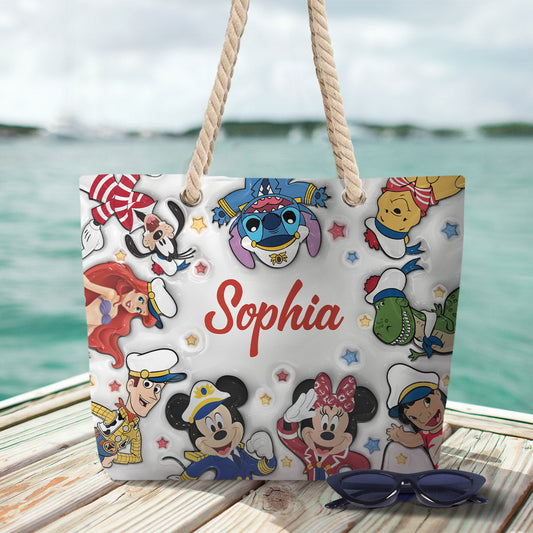 Cruise Squad - Personalized Mouse Beach Bag