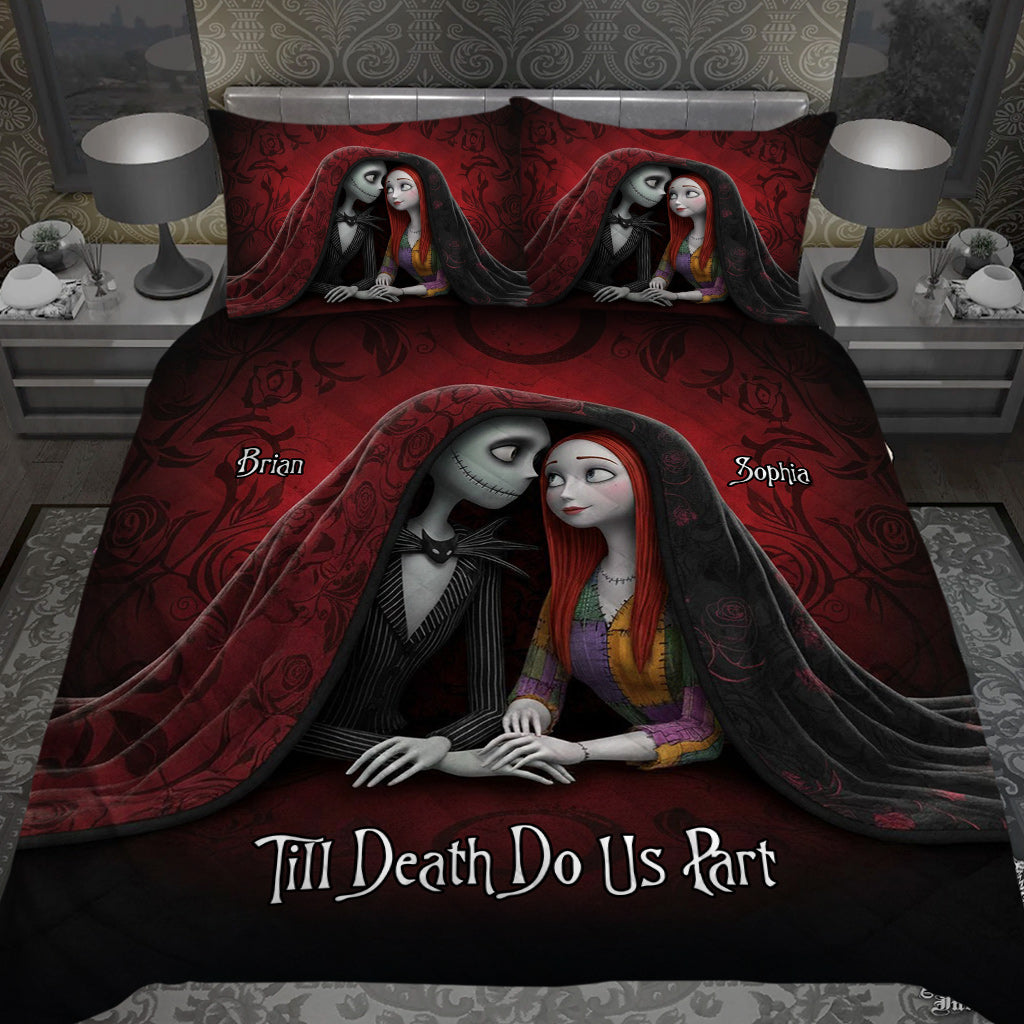 Till Death Do Us Part - Personalized Nightmare Bedding Set