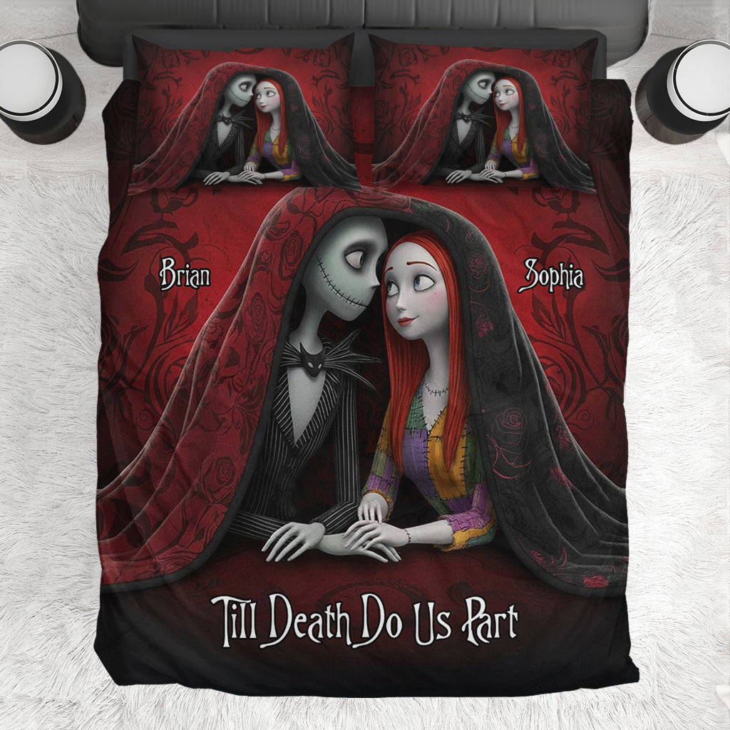 Till Death Do Us Part - Personalized Nightmare Bedding Set