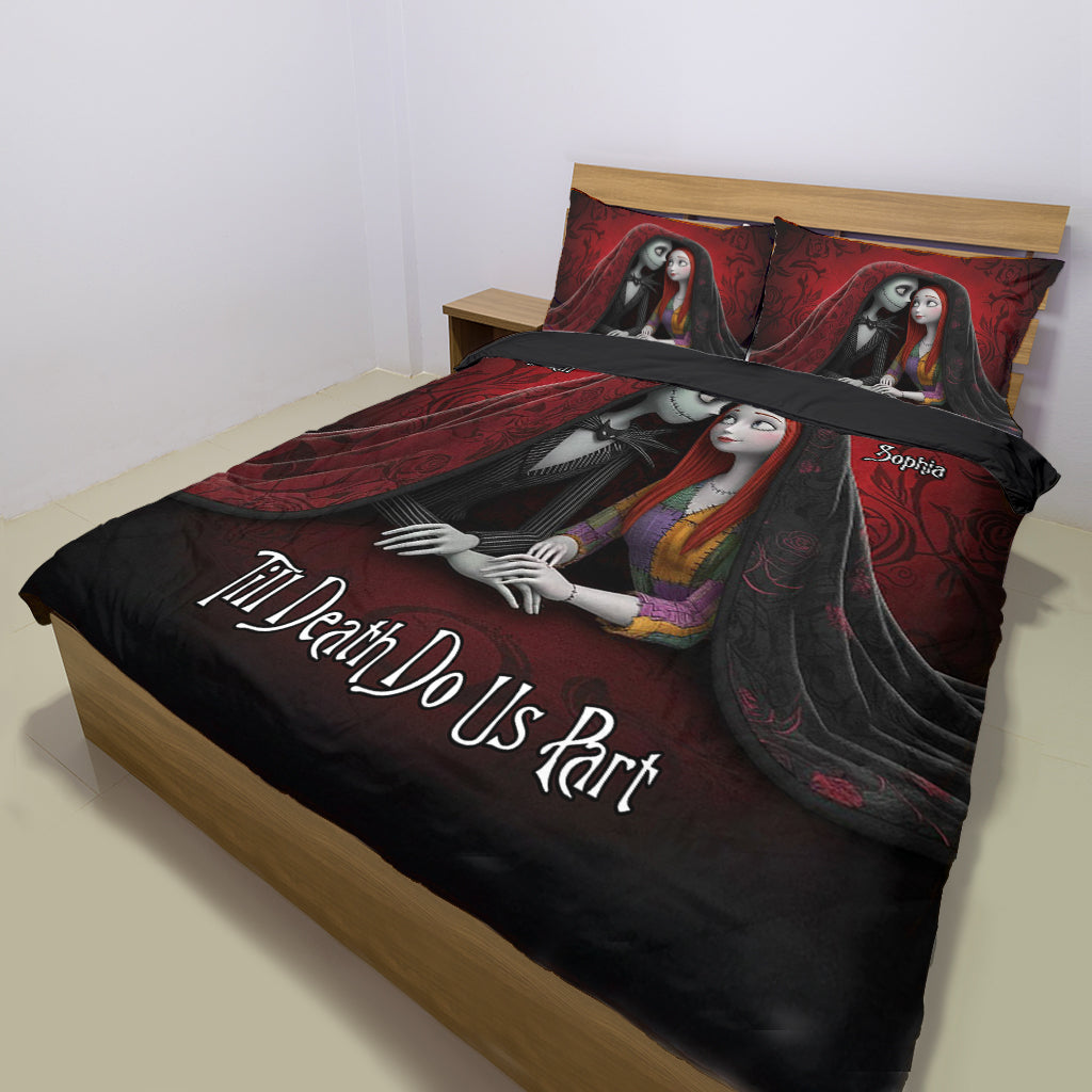 Till Death Do Us Part - Personalized Nightmare Bedding Set