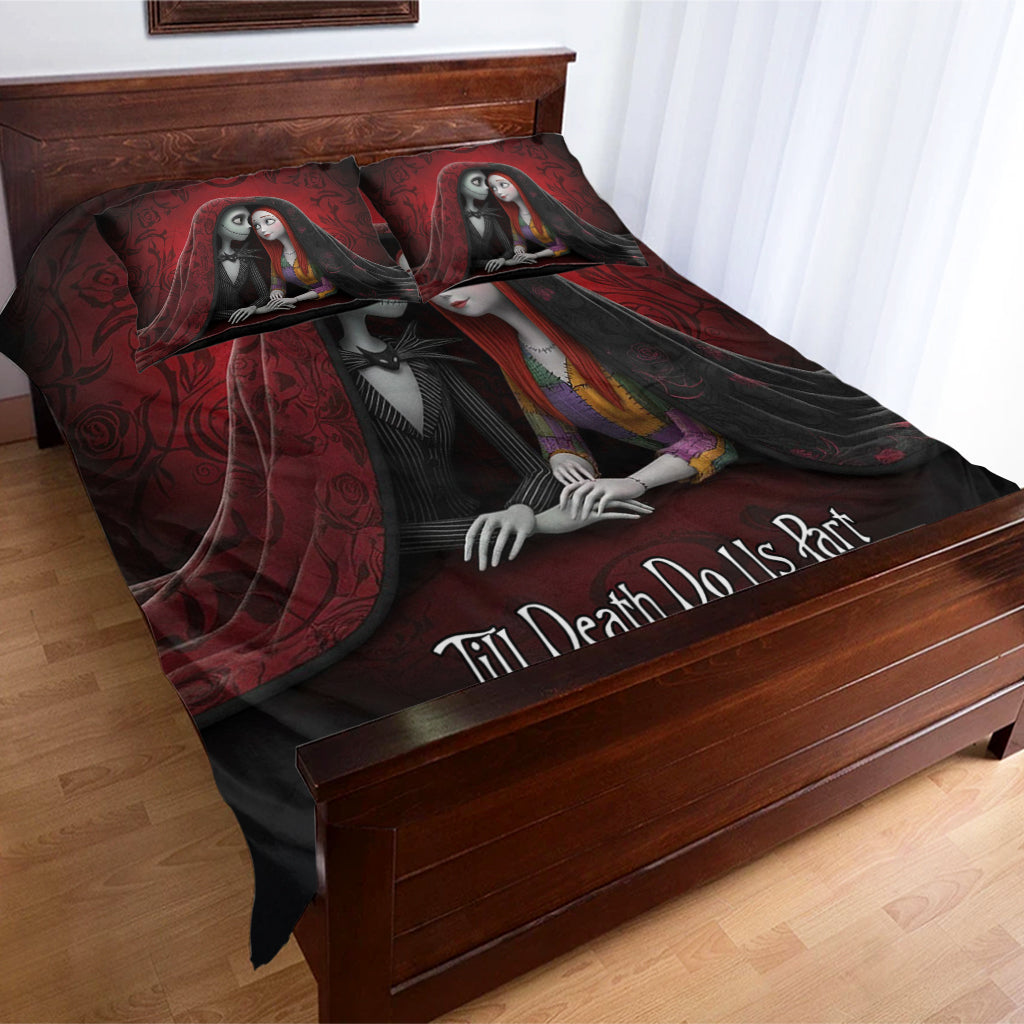 Till Death Do Us Part - Personalized Nightmare Bedding Set