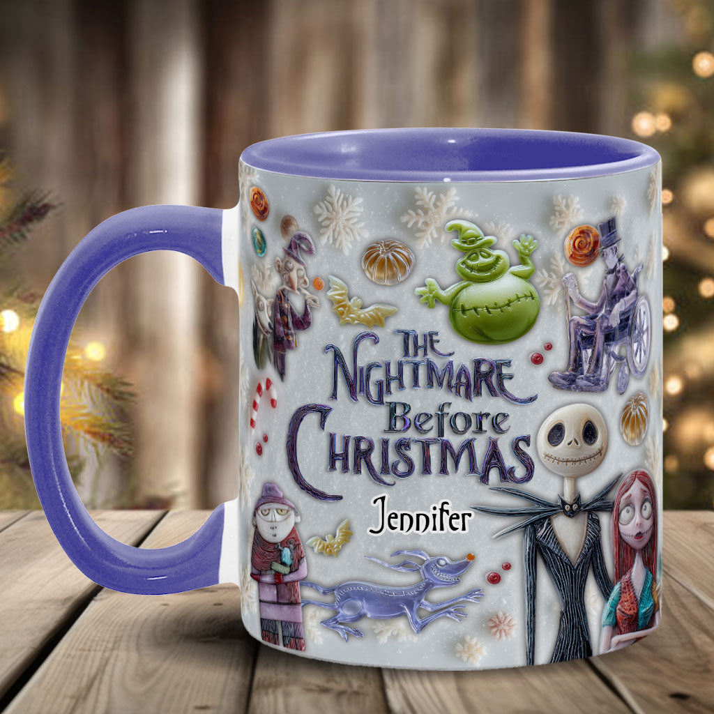 Dark Christmas - Personalized Nightmare Accent Mug