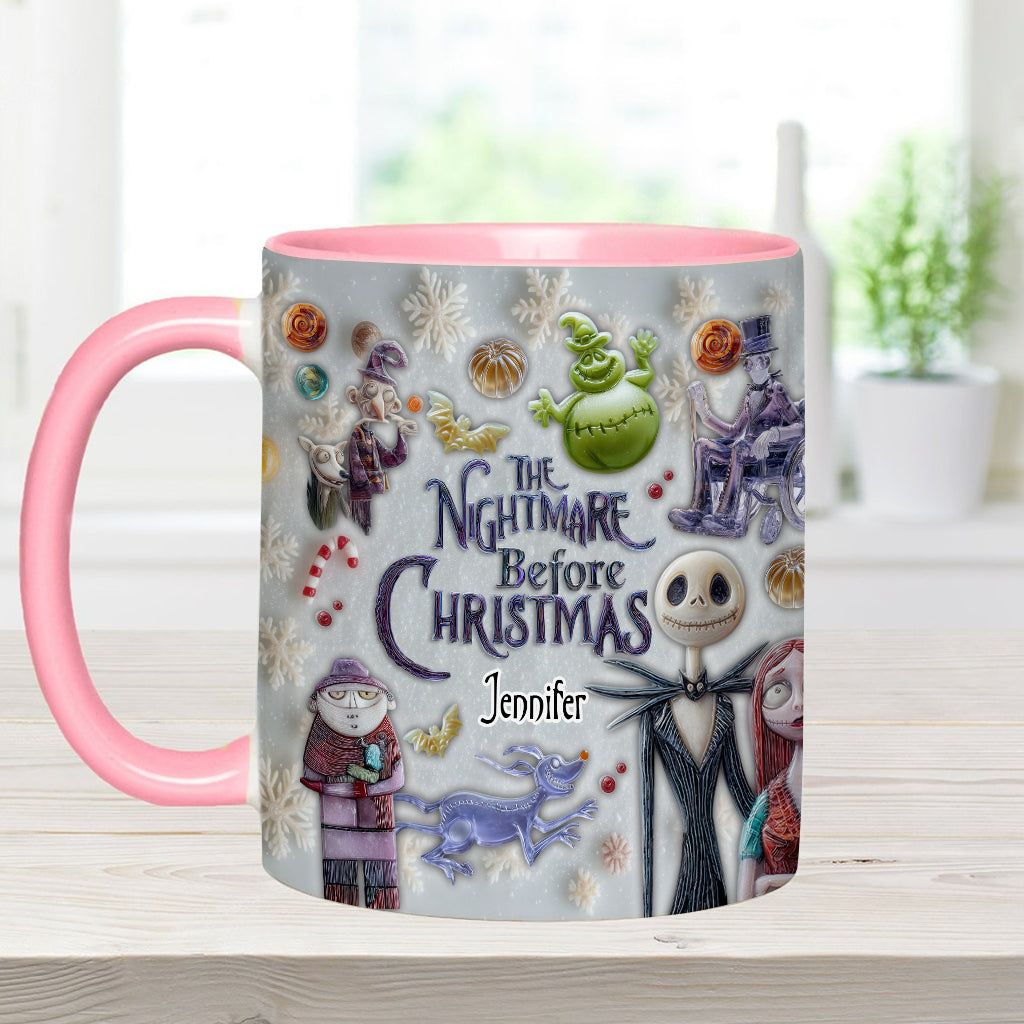 Dark Christmas - Personalized Nightmare Accent Mug