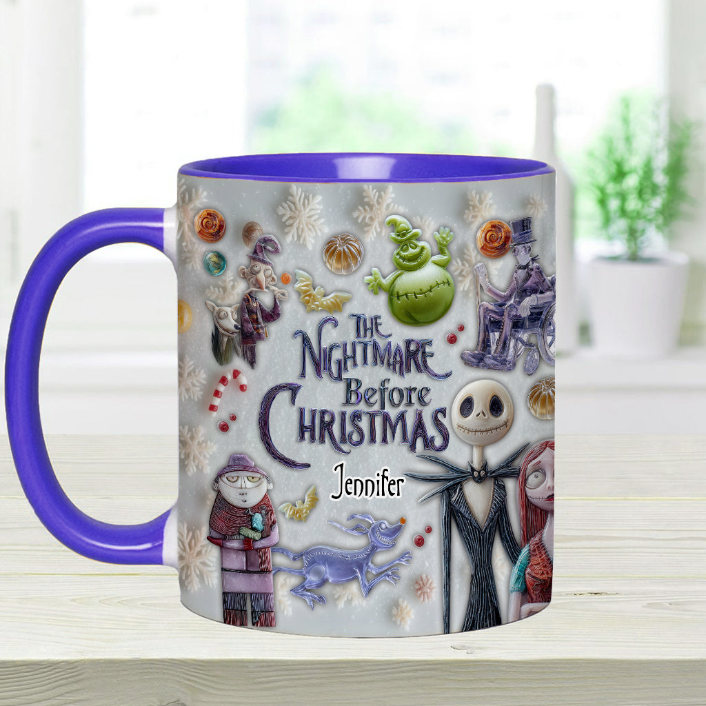 Dark Christmas - Personalized Nightmare Accent Mug