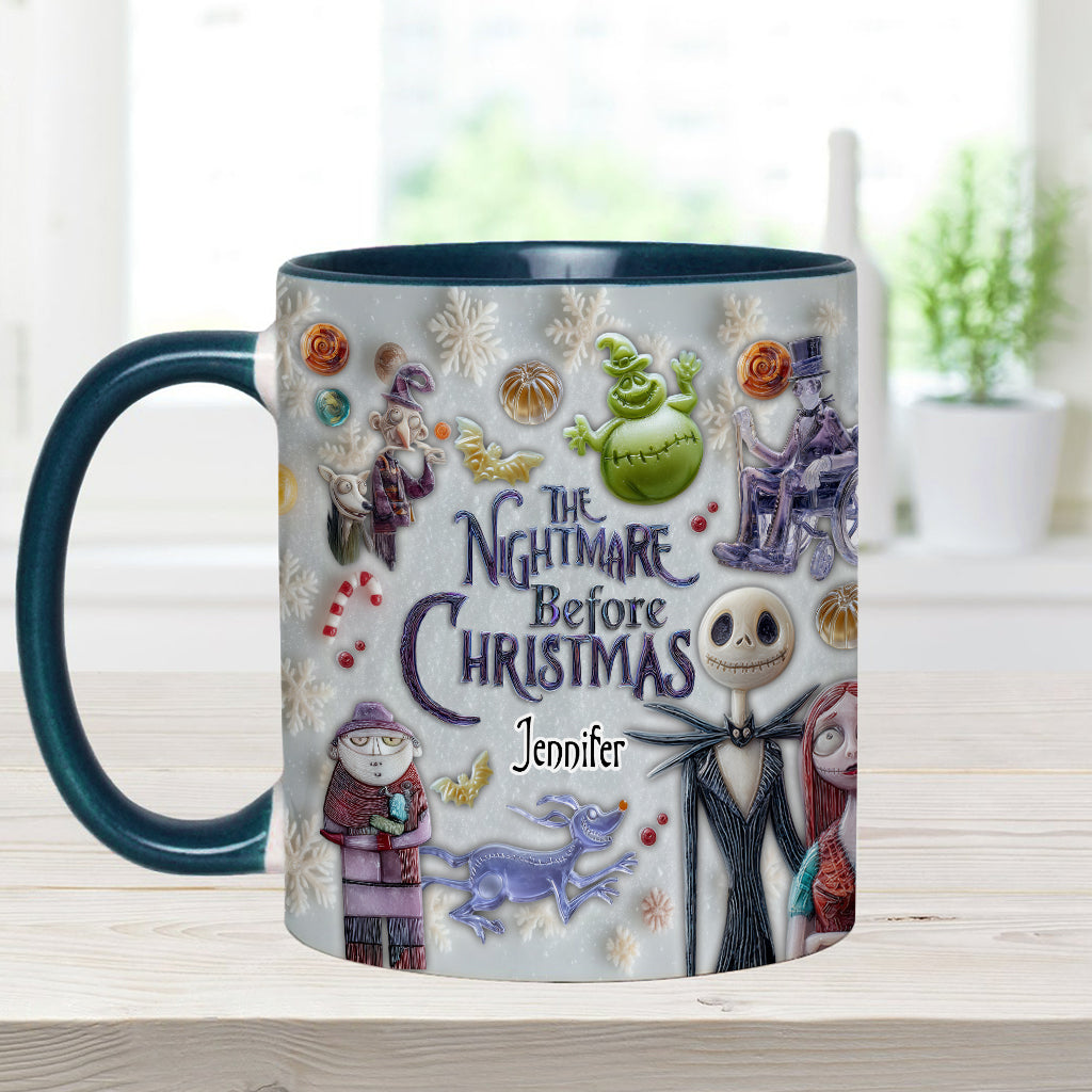 Dark Christmas - Personalized Nightmare Accent Mug