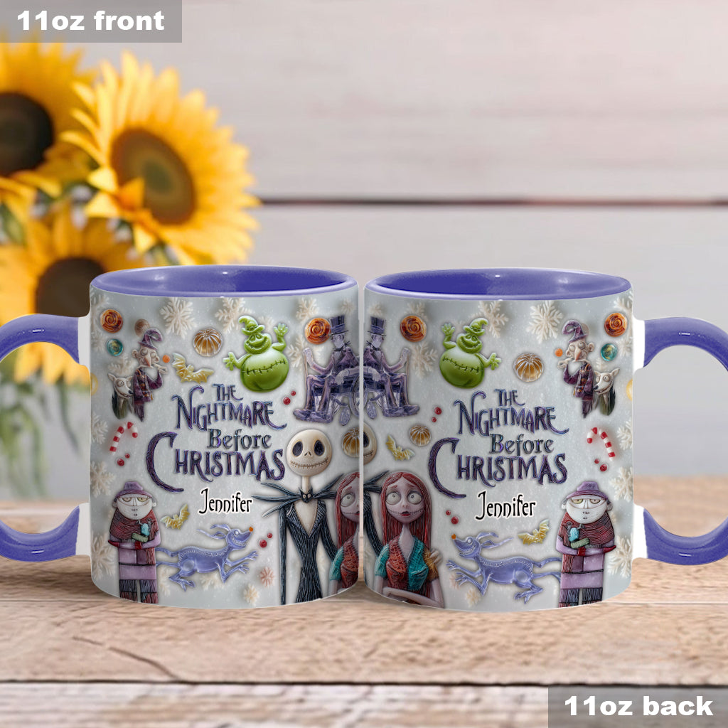 Dark Christmas - Personalized Nightmare Accent Mug