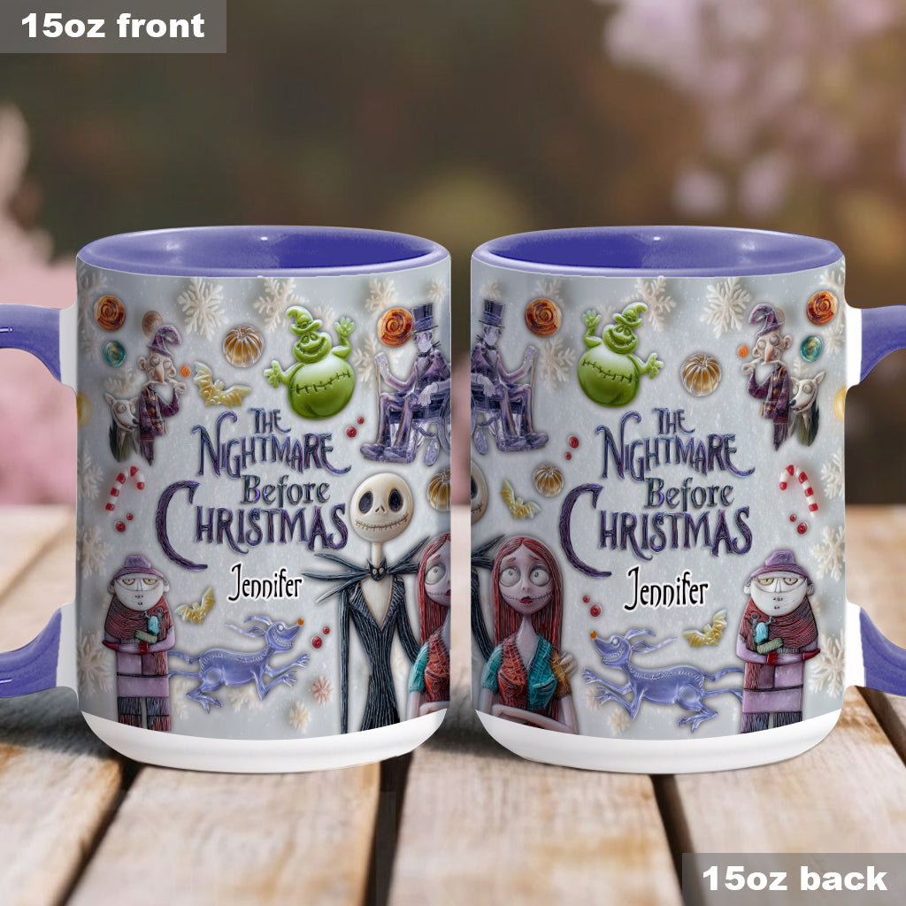 Dark Christmas - Personalized Nightmare Accent Mug