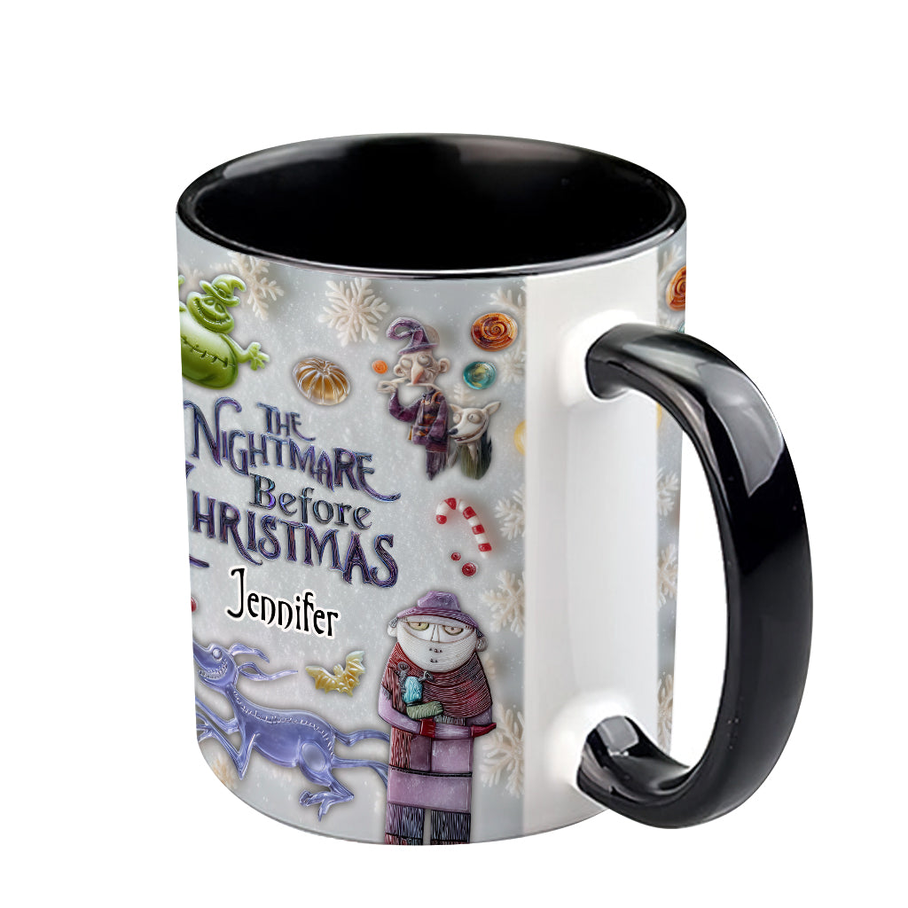 Dark Christmas - Personalized Nightmare Accent Mug