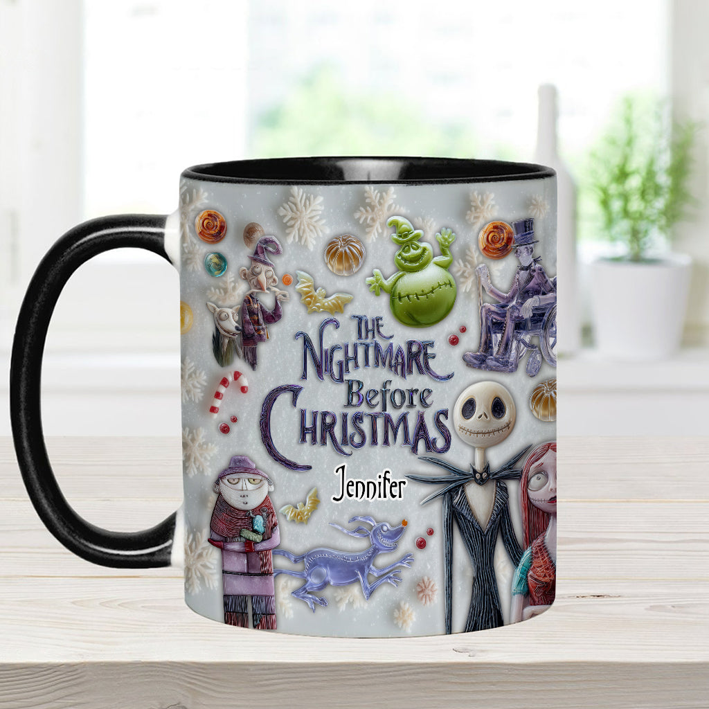 Dark Christmas - Personalized Nightmare Accent Mug