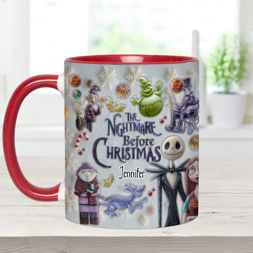 Dark Christmas - Personalized Nightmare Accent Mug