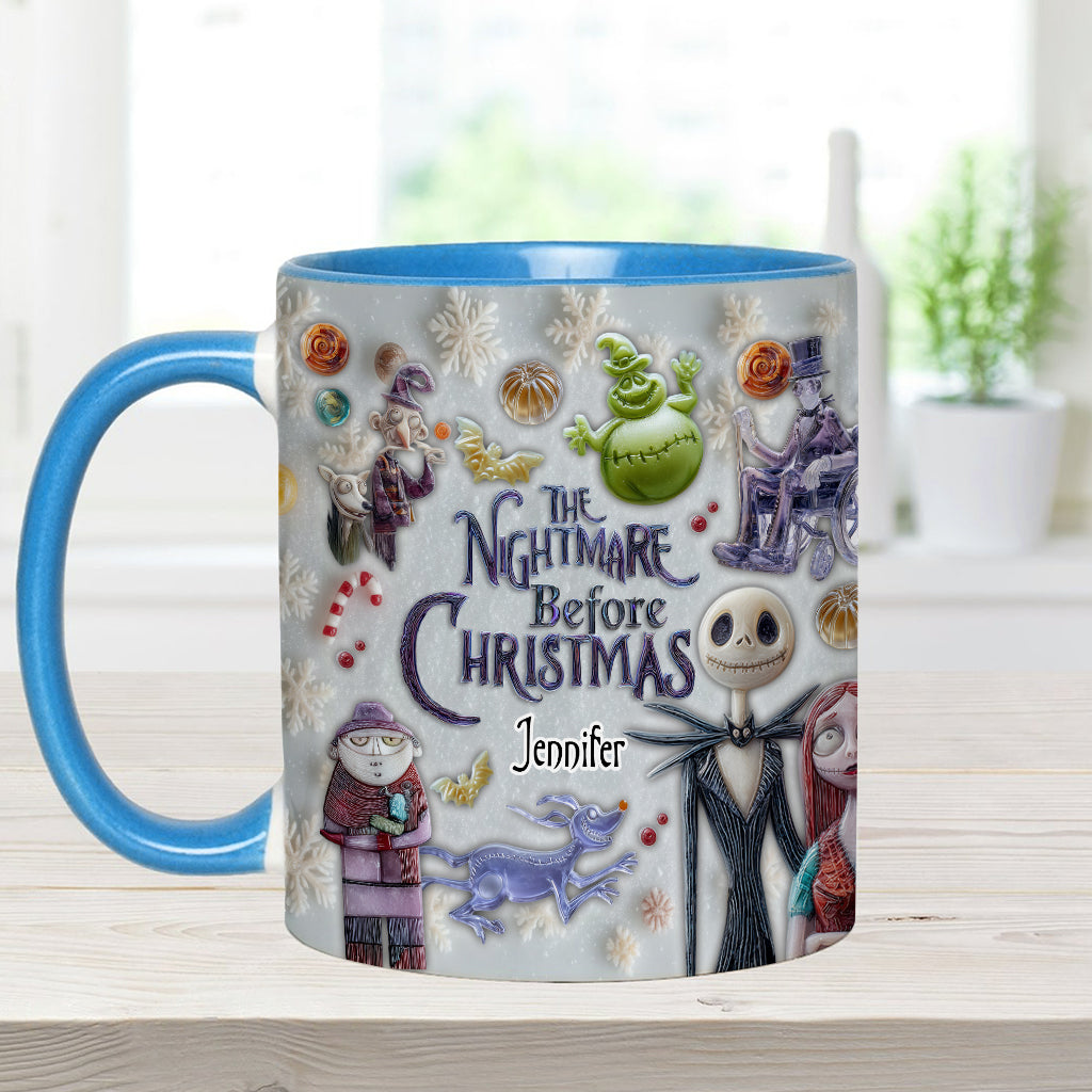 Dark Christmas - Personalized Nightmare Accent Mug