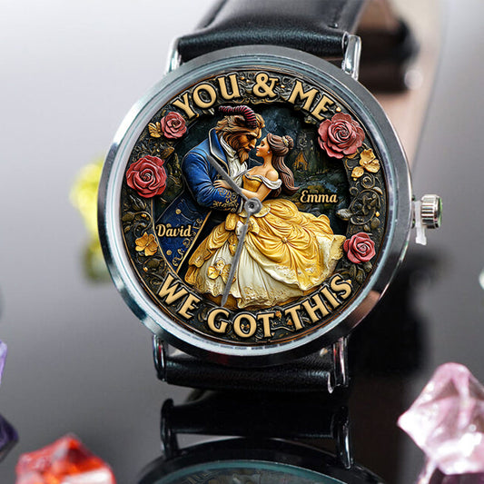 You & Me We Got This - Personalized Couple Hand Watch