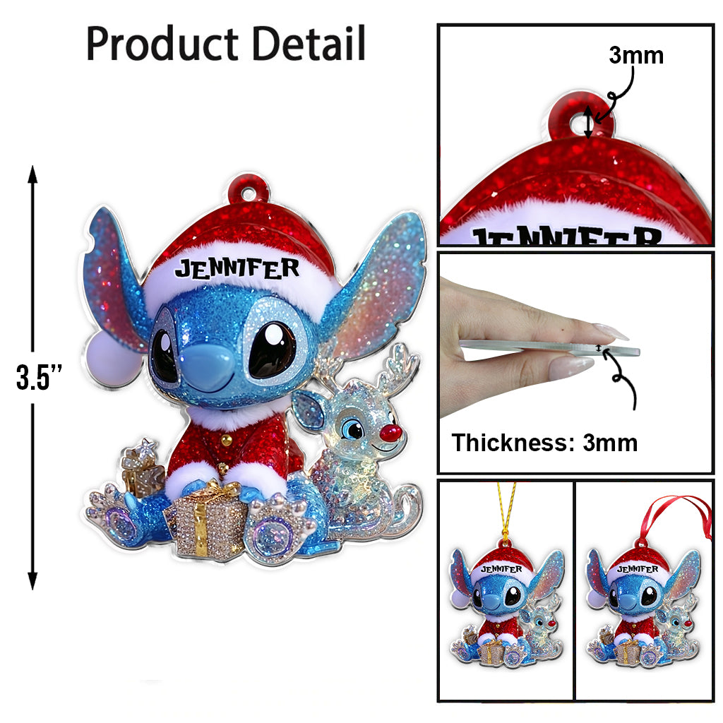 Ohana Means Family - Personalized Ohana Ornament