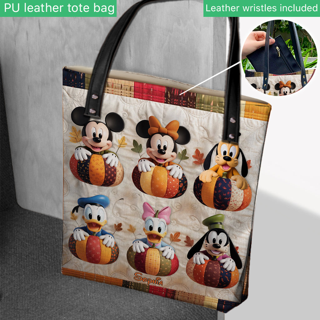 It's The Most Wonderful Time Of The Year - Personalized Mouse Tote Bag