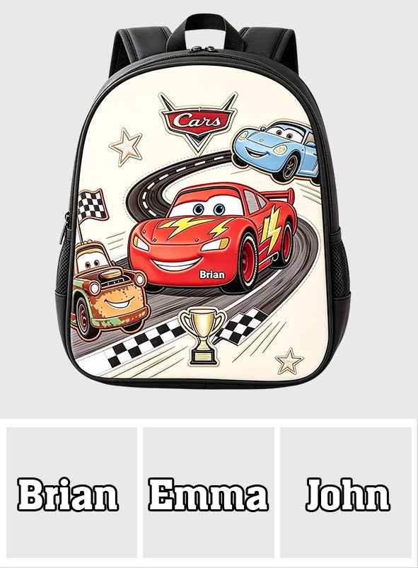 Cars Kid Friends - Personalized Racing Lover Multifunctional Backpack