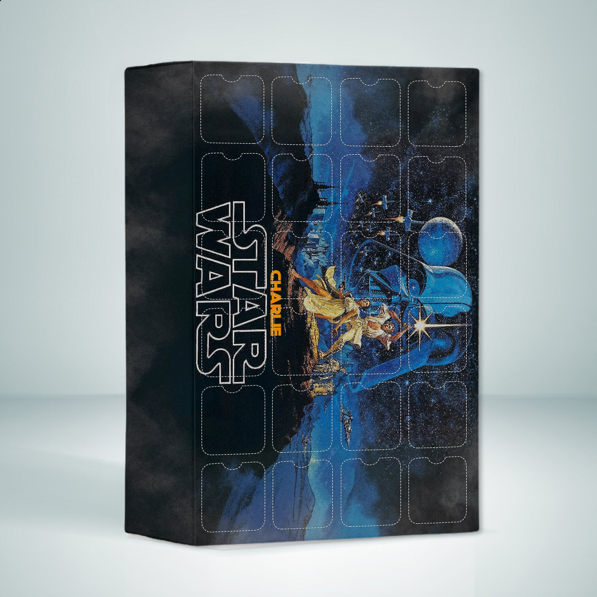 Outer Space Alphabet - Personalized The Force Advent Calendar With Ornaments