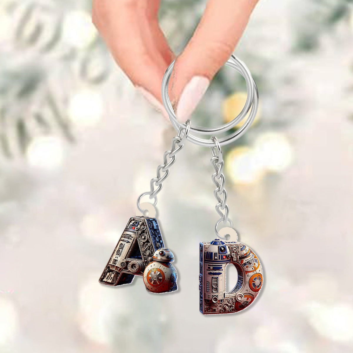 Outer Space Alphabet - Personalized The Force Advent Calendar With Ornaments