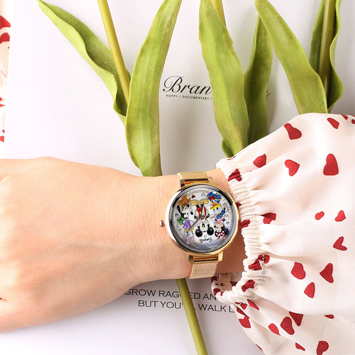 Magic Hours - Personalized Mouse Women Hand Watch