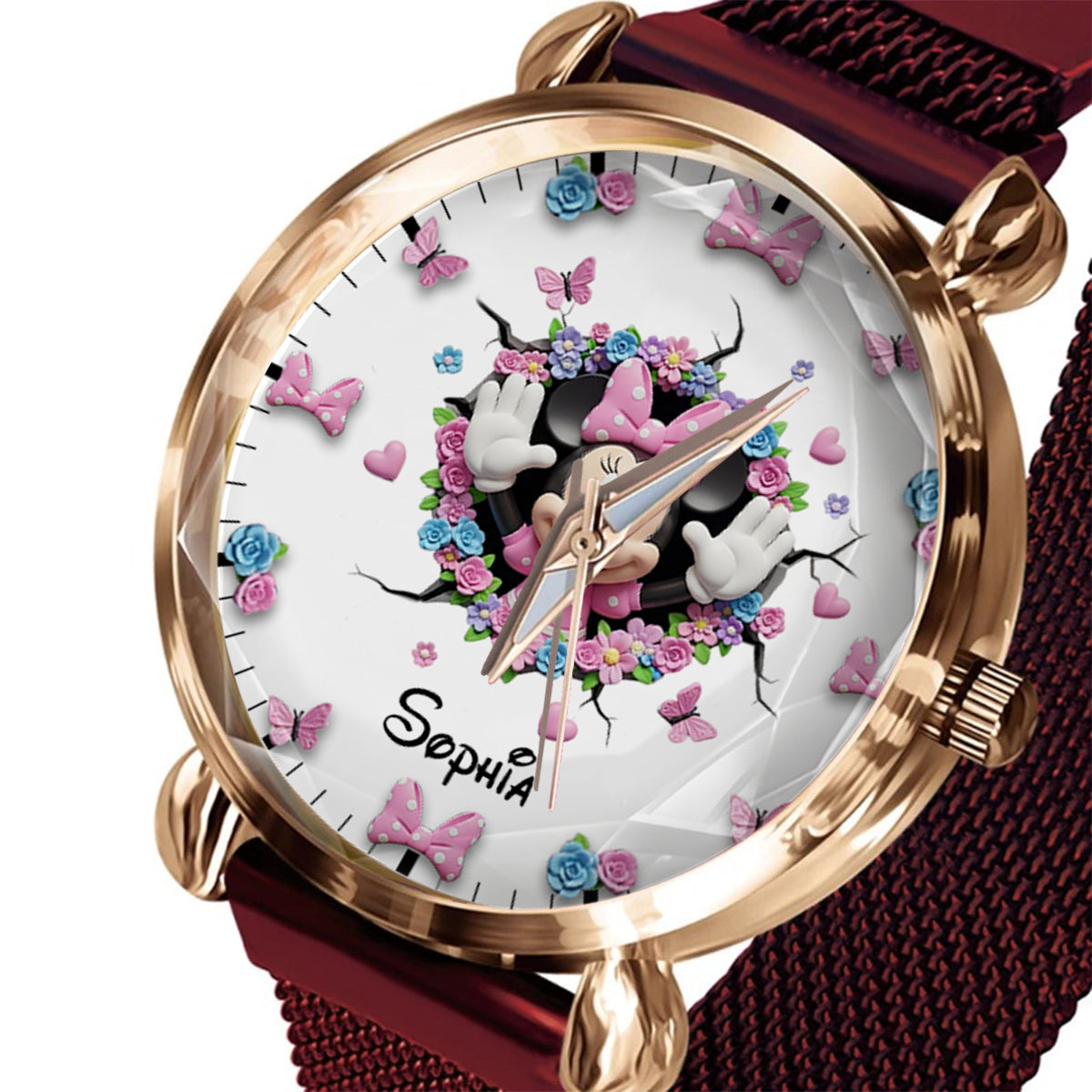 Magical World - Personalized Mouse Women Hand Watch