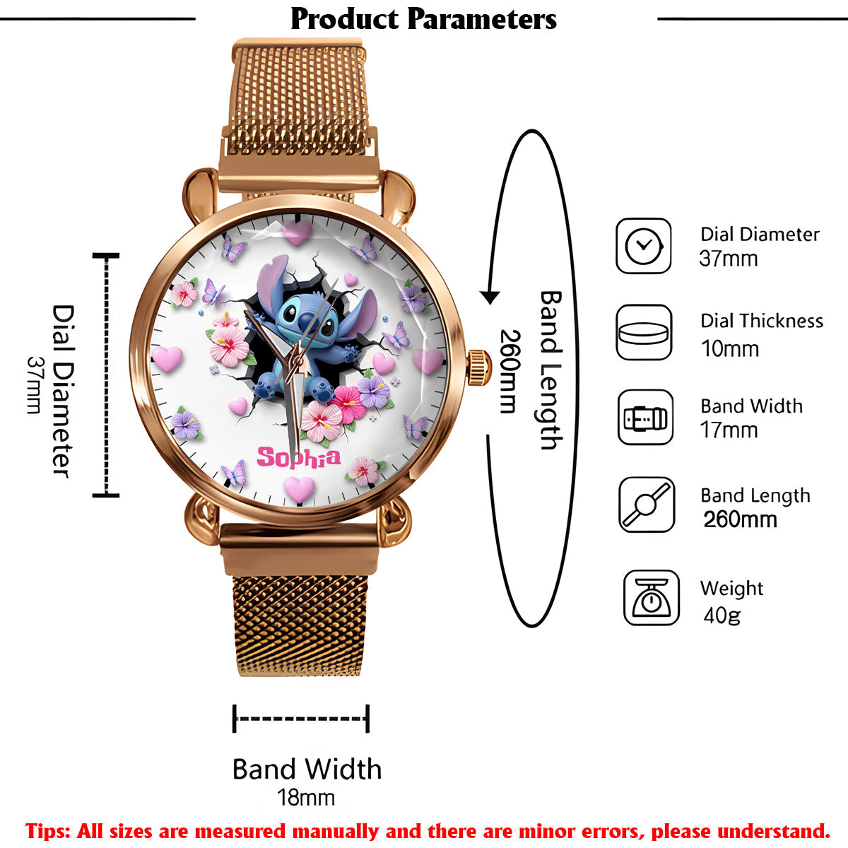 Blue Ohana - Personalized Ohana Women Hand Watch