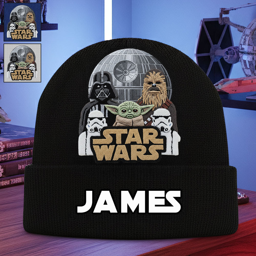 Join The Dark Side - Personalized The Force Beanie Hat