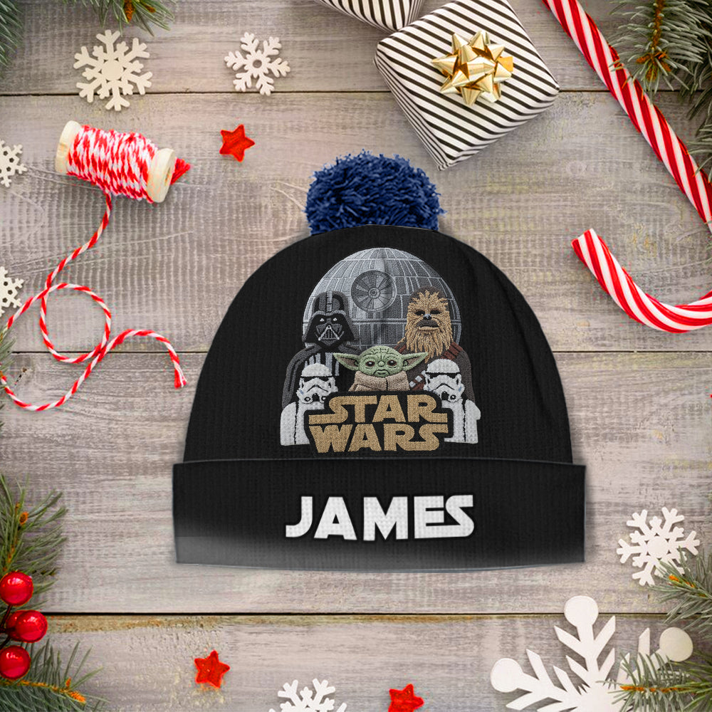 Join The Dark Side - Personalized The Force Beanie Hat