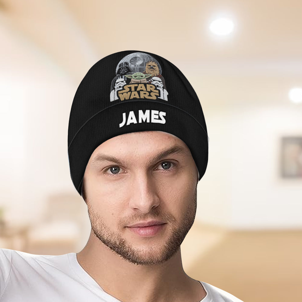Join The Dark Side - Personalized The Force Beanie Hat