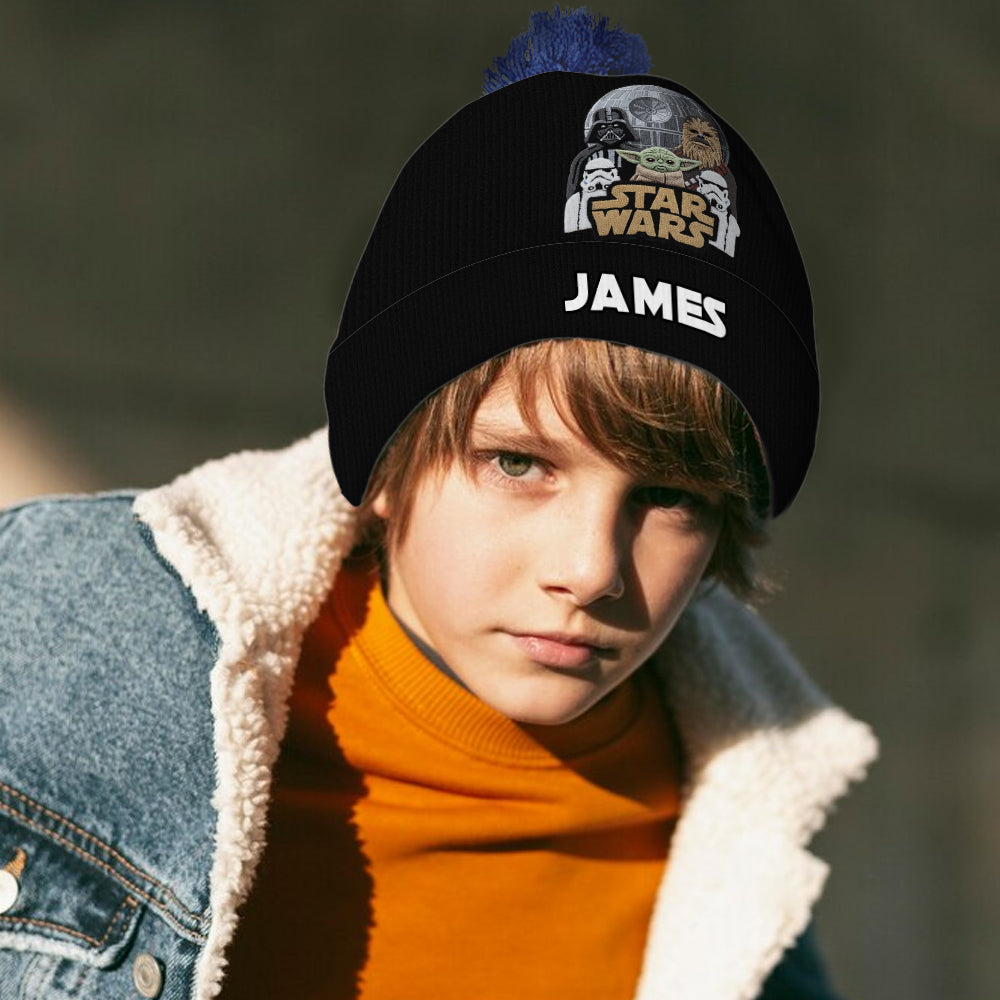 Join The Dark Side - Personalized The Force Beanie Hat