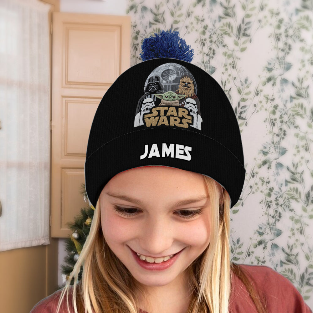 Join The Dark Side - Personalized The Force Beanie Hat