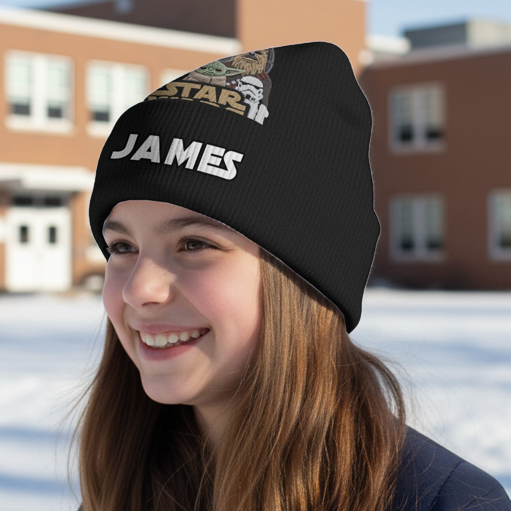Join The Dark Side - Personalized The Force Beanie Hat